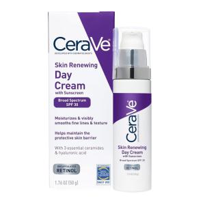 imageCeraVe AntiAging Face Cream SPF 30 AntiWrinkle Retinol Cream with Hyaluronic Acid and Ceramides 176 oz176 Ounce Pack of 1