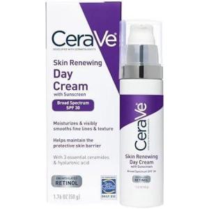 imageCeraVe AntiAging Face Cream SPF 30 AntiWrinkle Retinol Cream with Hyaluronic Acid and Ceramides 176 oz176 Ounce Pack of 12
