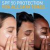 imageCeraVe AM Facial Moisturizing Lotion SPF 50 Face Moisturizer with SPF Hyaluronic Acid Niacinamide ampamp Ceramides NonGreasy Blends Seamlessly With No White Cast Non Comedogenic Sunscreen 3 Oz