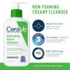 imageCeraVe Moisturizing Cream ampamp Hydrating Facial Cleanser Skin Care Set Combo Pack For Dry Skin Relief Travel Essentials 1oz Cleanser  16oz Cream With Pump8 Ounce Cream  8 Ounce Cleanser
