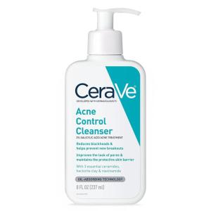 imageCeraVe Acne Control Cleanser 2 Salicylic Acid Treatment Formulated With Niacinamide  Ceramides  Oil Absorbing Clay Gentle Face Wash Helps Clear ampamp Prevent Acne Fragrance Free 16 Ounce8 Fl Oz Pack of 1