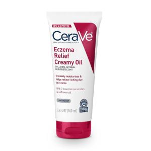 imageCeraVe Eczema Relief Creamy Body Oil Eczema Calming Cream With Colloidal Oatmeal ampamp Safflower Oil For Dry Skin ampamp Itchy Skin Relief Steroid Free ampamp Paraben Free 8 Ounce34 Fl Oz Pack of 1