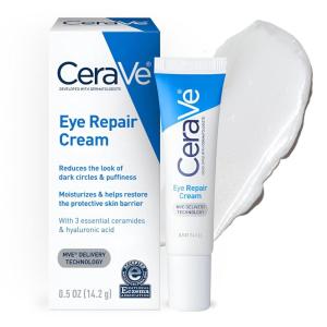 imageCeraVe Eye Repair Cream Under Eye Cream For Puffiness And Bags Under Eyes Hyaluronic Acid  Niacinamide  Marine Botanical Complex Oil Free ampamp Opthalmologist Tested