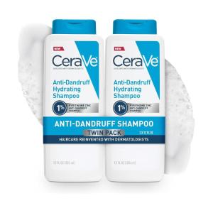 imageCeraVe Hydrating Anti Dandruff Shampoo 1 Pyrithione Zinc Dandruff Treatment With Ceramides Niacinamide ampamp Hyaluronic Acid Helps Eliminate Flakes ampamp Provides Itchy Scalp Relief Sulfate Free 12 Oz12 Fl Oz
