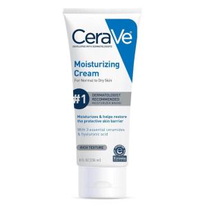 imageCeraVe Moisturizing Cream Body and Face Moisturizer for Dry Skin Body Cream with Hyaluronic Acid and Ceramides Daily Moisturizer OilFree Fragrance Free NonComedogenic 19 Ounce8 Ounce
