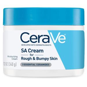 imageCeraVe Moisturizing Cream with Salicylic Acid Exfoliating Body Cream with Lactic ampamp Hyaluronic Acid Niacinamide and Ceramides Fragrance Free ampamp Allergy Tested 12 OunceFragrance Free