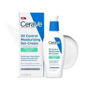 imageCeraVe Oil Control Moisturizing GelCream Face Moisturizer for Oily Skin Niacinamide Hyaluronic Acid ampamp Oil Absorbing Technology To Rebalance Oily Skin NonComedogenic Fragrance Free ampamp OilFree