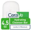 imageCeraVe Hydrating Cleanser Bar SoapFree Body and Facial Cleanser with 5 Moisturizing Cream FragranceFree 3Pack 45 Ounce Each45 Ounce Pack of 1