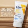 imageCeraVe Hydrating Mineral Sunscreen SPF 30 with Sheer Tint Tinted Mineral Sunscreen with Zinc Oxide ampamp Titanium Dioxide Blends Seamlessly For Healthy Glow Deep 17 OzDeep