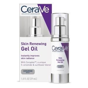 imageCeraVe Skin Renewing Gel Oil Daily Hydrating Serum For Face With CeraPlex ampamp Hyaluronic Acid Gel Moisturizer For Face Hydrates ampamp Smooths Skin NonGreasy Fragrance Free ampamp NonComedogenic 1 Ounce
