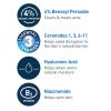imageCeraVe Acne Foaming Cream Cleanser 4 Benzoyl Peroxide Face Wash With Hyaluronic Acid Niacinamide ampamp Ceramides Gentle Daily Acne Treatment For Face