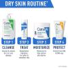 imageCeraVe Hydrating Cream To Foam Cleanser Makeup Remover Face Wash For Dry Skin Foaming Facial Cleanser With Hyaluronic Acid Normal To Dry Skin Fragrance Free ampamp Non Comedogenic 19 Fluid Ounce19 Fl Oz Bottle