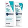 imageCeraVe Acne Foaming Cream Cleanser 4 Benzoyl Peroxide Face Wash With Hyaluronic Acid Niacinamide ampamp Ceramides Gentle Daily Acne Treatment For Face