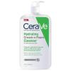 imageCeraVe Hydrating Cream To Foam Cleanser Makeup Remover Face Wash For Dry Skin Foaming Facial Cleanser With Hyaluronic Acid Normal To Dry Skin Fragrance Free ampamp Non Comedogenic 19 Fluid Ounce19 Fl Oz Bottle