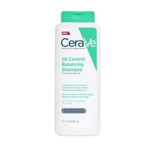 image:imageCeraVe Oil Control Balancing Shampoo Clarifying Shampoo With Ceramides amp Hyaluronic Acid Removes Oil and Leaves Hair Feeling Hydrated For All Hair amp Scalp Types Sulfate Free amp Color Safe 12 oz