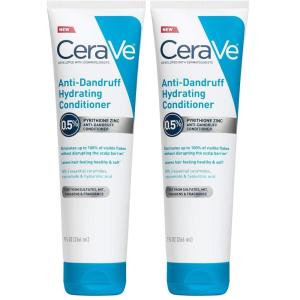 image:imageCeraVe Hydrating Anti Dandruff Conditioner05 Pyrithione Zinc Dandruff Treatment With CeramidesHyaluronic Acid amp NiacinamideHelps Eliminate Flakes amp Reduce Itchy Scalp Sulfate FreePack of 29 Fl Oz Pack of 2