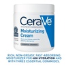 image:imageCeraVe Moisturizing Cream Body and Face Moisturizer for Dry Skin Body Cream with Hyaluronic Acid and Ceramides Daily Moisturizer OilFree Fragrance Free NonComedogenic 16 Ounce Refill19 Ounce Pack of 1