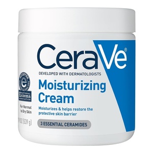 image:imageCeraVe Moisturizing Cream Body and Face Moisturizer for Dry Skin Body Cream with Hyaluronic Acid and Ceramides Daily Moisturizer OilFree Fragrance Free NonComedogenic 16 Ounce Refill19 Ounce Pack of 1